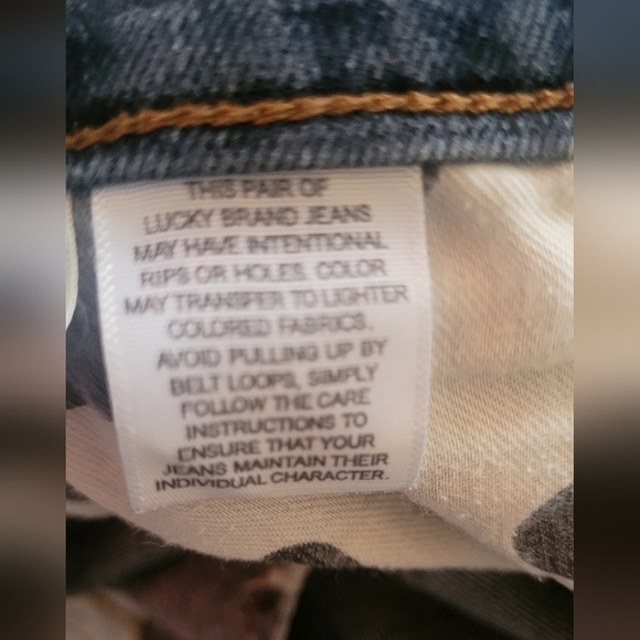 Lucky brand straight leg size 4 jeans - Picture 12 of 15